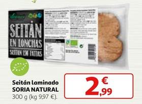 Oferta de Soria Natural - Seitán Laminado por 2,99€ en Alcampo