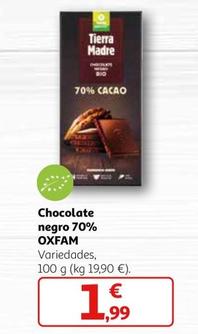 Oferta de Chocolate Negro 70% por 1,99€ en Alcampo