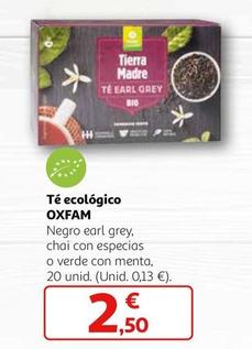 Oferta de Oxfam - Te Ecologico por 2,5€ en Alcampo