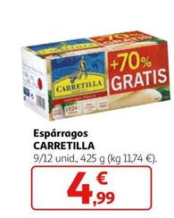 Oferta de Carretilla - Esparragos por 4,99€ en Alcampo