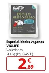 Oferta de Violife - Especialidades Veganas por 2,69€ en Alcampo