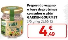 Oferta de Garden Gourmet - Preparado Vegano A Base De Proteinas Con Sabor A Atun por 4,49€ en Alcampo
