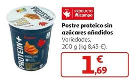 Oferta de Auchan - Postre Proteico Sin Azucares Anadidos por 1,69€ en Alcampo