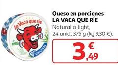 Oferta de La Vaca Que Ríe - Queso En Porciones por 3,49€ en Alcampo