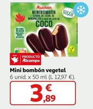 Oferta de Auchan - Mini Bombon Vegetal por 3,89€ en Alcampo