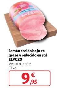Oferta de Elpozo - Jamon Cocido Bajo En Grasa Y Reducido En Sal por 9,95€ en Alcampo