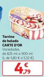 Oferta de Algina - Tarrina De Helado Carte D'or por 4,79€ en Alcampo