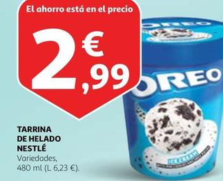 Oferta de Oreo - Tarrina De Helado Nestlé por 2,99€ en Alcampo