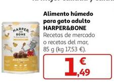 Oferta de HARPER & BONE - Alimento Humedo Para Gato Adulto por 1,49€ en Alcampo