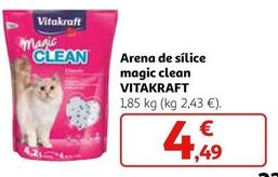 Oferta de Vitakraft - Arena De Silice Magic Clean por 4,49€ en Alcampo