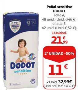 Oferta de Dodot - Panal Sensitive por 21,99€ en Alcampo