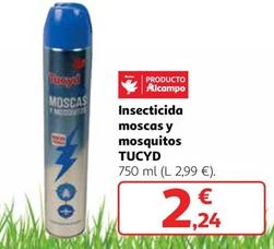 Oferta de Tucyd - Insecticida Moscas Y Mosquitos por 2,24€ en Alcampo