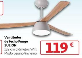 Oferta de Sulion - Ventilador De Techo Fungo por 119€ en Alcampo