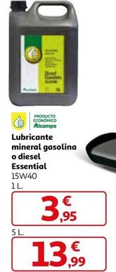 Oferta de Lubricante Mineral Gasolina O Diesel Essential por 3,95€ en Alcampo