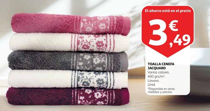 Oferta de Jacquard - Toalla Cenefa por 3,49€ en Alcampo