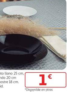 Oferta de Arcopal - Serie De Vajilla Zelie Platano Llano por 1€ en Alcampo