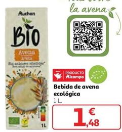 Oferta de Alcampo - Bebida De Avena Ecológica por 1,48€ en Alcampo