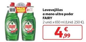 Oferta de Fairy - Lavavajillas a Mano Ultra Poder por 4,99€ en Alcampo