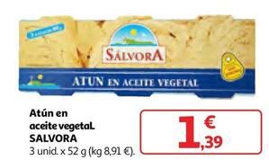 Oferta de Atún en aceite vegetal por 1,39€ en Alcampo