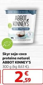 Oferta de Abbot Kinney's Skyr Soja-coco Proteina Natural por 2,59€ en Alcampo