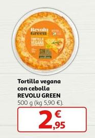 Oferta de Revolu Green - Tortilla Vegana Con Cebolla por 2,95€ en Alcampo