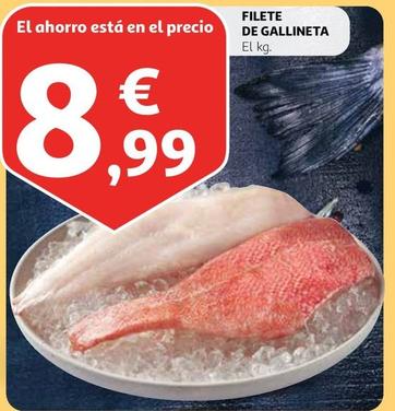 Oferta de Filete De Gallineta por 8,99€ en Alcampo