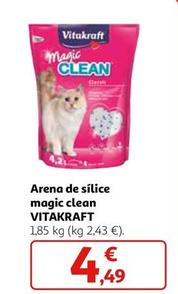 Oferta de Vitakraft - Arena De Sílice Magic Clean por 4,49€ en Alcampo