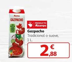 Oferta de Auchan Gazpacho por 2,88€ en Alcampo