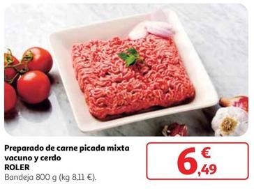 Oferta de Roler - Preparado De Carne Picada Mixta Vacuno Y Cerdo por 6,49€ en Alcampo