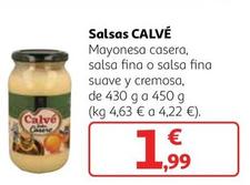 Oferta de Calvé - Salsas por 1,99€ en Alcampo