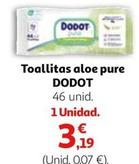 Oferta de Dodot - Toallitas Aloe Pure por 3,19€ en Alcampo