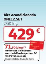 Oferta de Lg - Aire Acondicionado ONE12.SET por 429€ en Alcampo