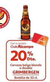 Oferta de Alcampo - Cerveza Belga Blonde o Double por 3€ en Alcampo