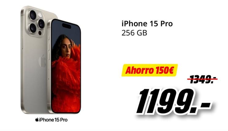 Oferta de IPhone por 1199€ en MediaMarkt