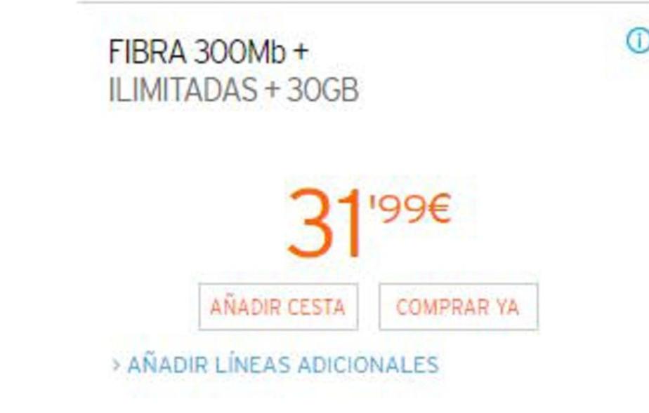 Oferta de Tarifas internet por 31,99€ en Simyo