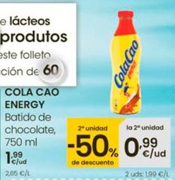 Oferta de Cola Cao - Energy por 1,99€ en Eroski