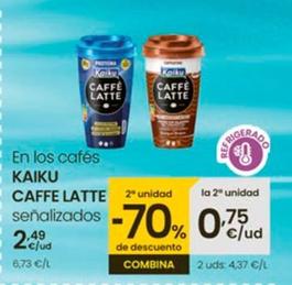 Oferta de Kaiku - Caffe Latte por 2,49€ en Eroski