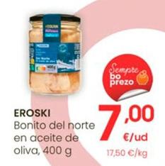 Oferta de Eroski - Bonito Del Notre En Aceite De Oliva por 7€ en Eroski
