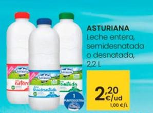 Oferta de Asturiana - Leche Entera por 2,2€ en Eroski