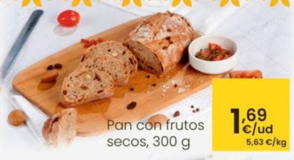 Oferta de Pan Con Frutos Secos por 1,69€ en Eroski