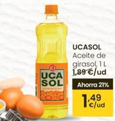 Oferta de Ucasol - Aceite De Girasol por 1,49€ en Eroski