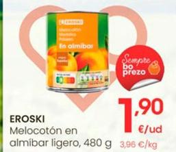 Oferta de Eroski - Melocotón En Almíbar Ligero por 1,9€ en Eroski
