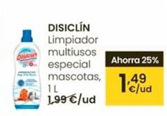 Oferta de Disiclin - Limpiador Multiusos Especial Mascotas por 1,49€ en Eroski