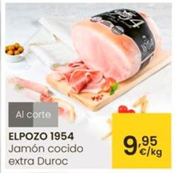 Oferta de Elpozo 1954 - Jamón Cocido Extra Duroc por 9,95€ en Eroski