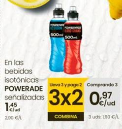 Oferta de Powerade - En Las Bebidas Isotónicas por 1,45€ en Eroski