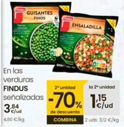 Oferta de Findus - En Las Verduras por 3,84€ en Eroski