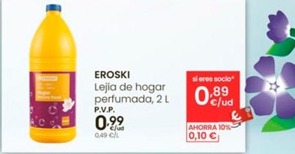 Oferta de Eroski - Lejía De Hogar Perfumada  por 0,99€ en Eroski