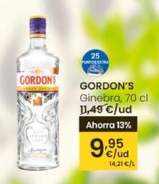 Oferta de Gordon's - Ginebra por 9,95€ en Eroski
