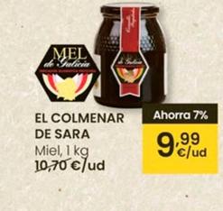 Oferta de El Colmenar De Sara - Miel por 9,99€ en Eroski