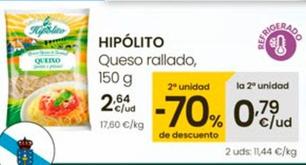 Oferta de Hipolito - Queso Rallado por 2,64€ en Eroski